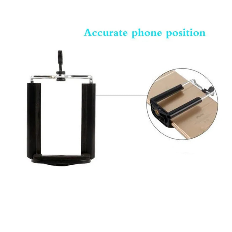 FGHGF Black For Phone Holder Tripod Tripod Stand With 1/4 Inch Nut Screw Hole Selfie Stick Phone Clip Accessories