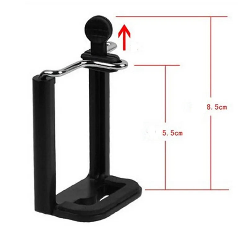 FGHGF Black For Phone Holder Tripod Tripod Stand With 1/4 Inch Nut Screw Hole Selfie Stick Phone Clip Accessories