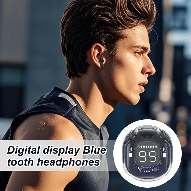 Wireless Earbuds Noise Cancelling In-Ear Headphones Headset Ear Buds Wireless Earpiece Headphones For Cell Phones Tablets