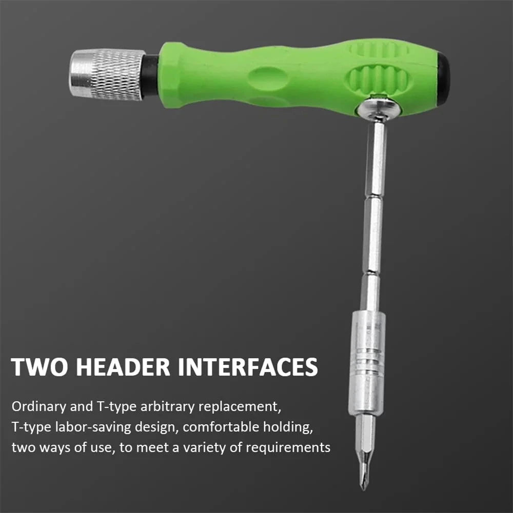 32 in 1 Multifunctional Screwdriver Set with 30 PCS Torx Phillips Magnetic Screw Driver Bits Hand Repair Tool for Phone Watch PC