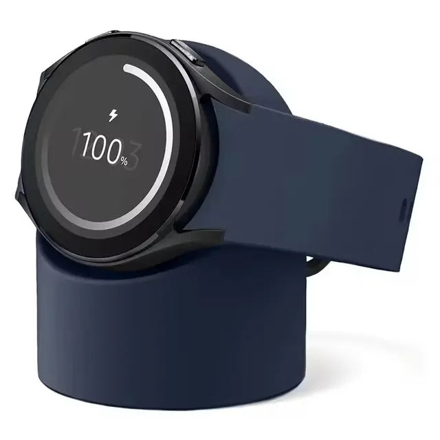 Compatible With Samsung Galaxy Watch 5 / 5Pro 45mm  / 3 / 4 40mm 44mm Charger Stand Charger silicone Stand charging holder