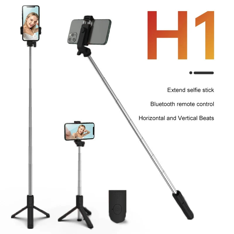 Handheld 360 Degree Flexible Sports Camera Monopod Stand Mobile Phone Mini Selfie Stick Tripod With Wireless Remote