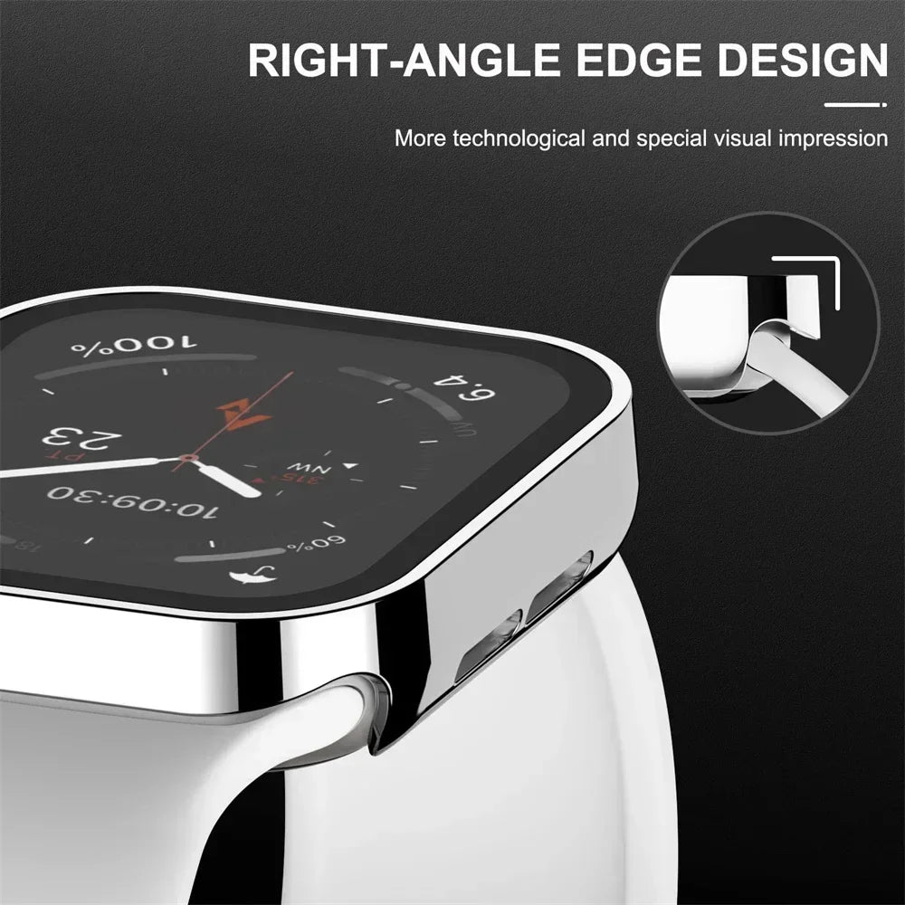 45mm 41mm 44mm Case With Protector Ultra Thin Hard PC Straight Edge Anti-Scratch Protective Cover Case For Apple IWatch Series