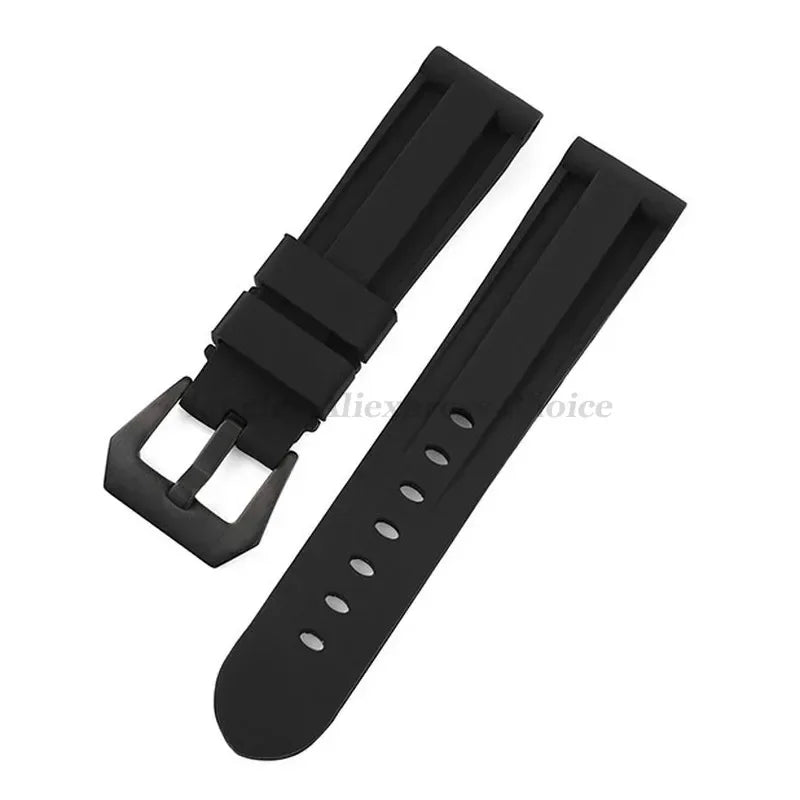 Silicone Watch Band for Panerai Strap Rubber Bracelet 20mm 22mm 24mm 26mm Men Women Sport Replacement Watch Band for Omega Belt