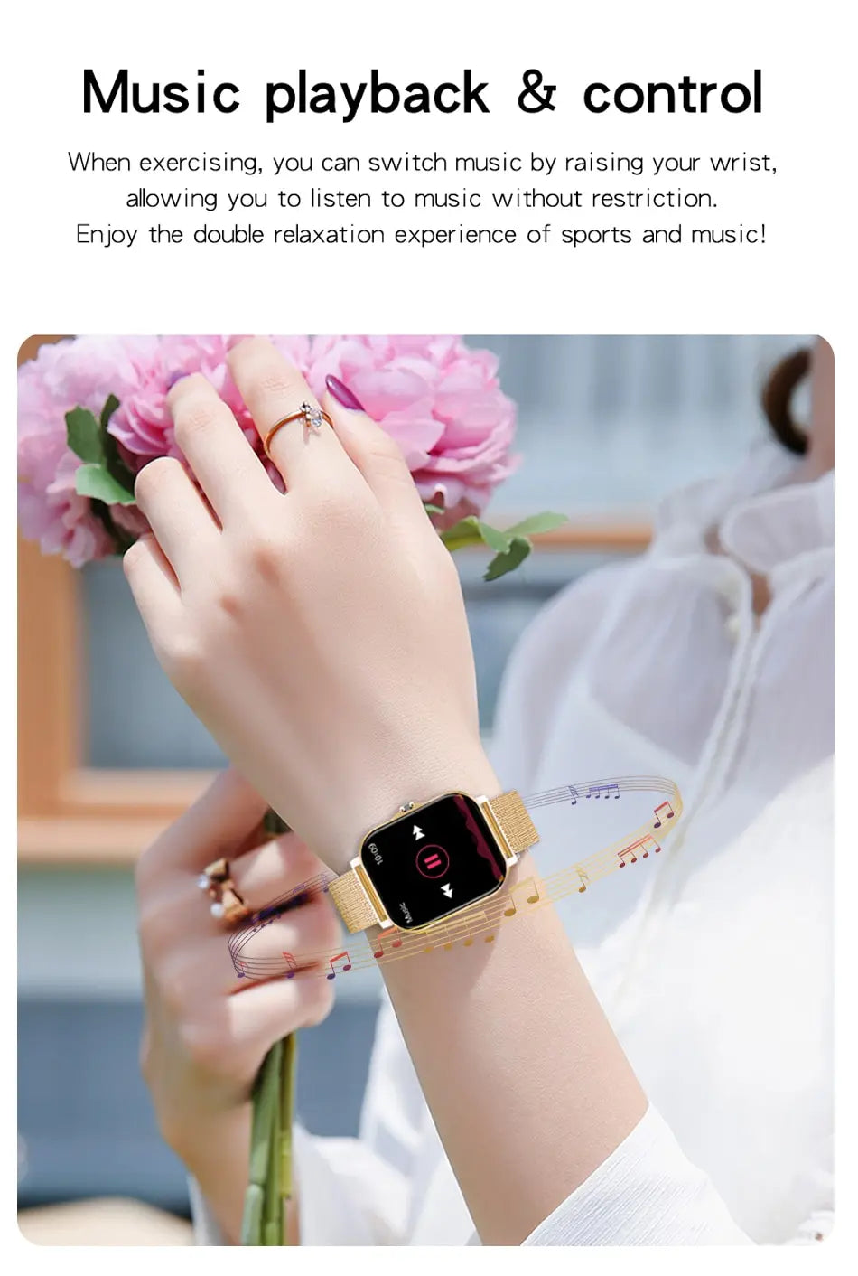 2024 Smart Watch Android Phone 1.44'' Inch Color Screen Bluetooth Call Blood Oxygen/Pressure Monitoring Smart Watch Women Men