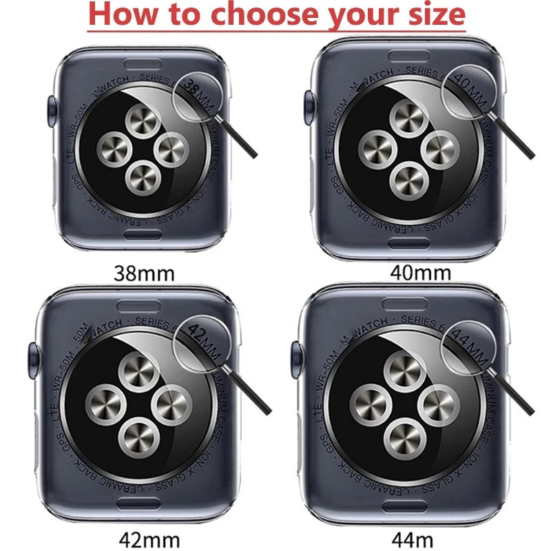 Waterproof Case for Apple Watch 7 8 9 45mm 41mm Screen Protector Glass+Cover Bumper Tempered iWatch 5 SE 6 44mm 40mm Accessories