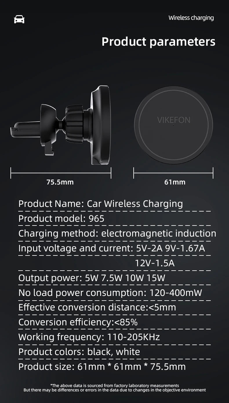 30W Magnetic Car Wireless Charger macsafe for iPhone 12 13 14 15 pro max mini Air Vent Car Phone Holder Stand Fast Car Charging